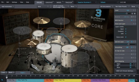 Toontrack Superior Drummer v3.2.7 MAC Apple M1 MacOSX